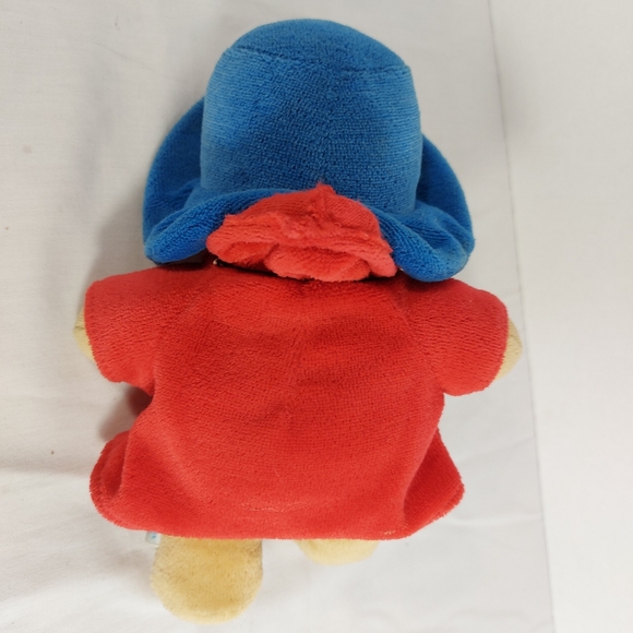 Vintage Eden Paddington Bear 8" Red Coat Blue Hat Plush Stuffed Animal Toy - Picture 3 of 6